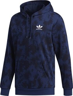 adidas Skateboarding Men’s Clima 2.0 Crystal Wash Hoodie Night Indigo/Black Medium