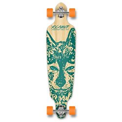 Yocaher Spirit Wolf Longboard Complete skateboard cruiser – available in All shapes (Drop  ...