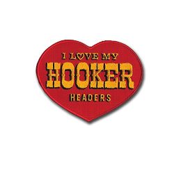 “I Love My Hooker Headers” Patch – NHR Muscle Cars – Chevy – Hemi  ...