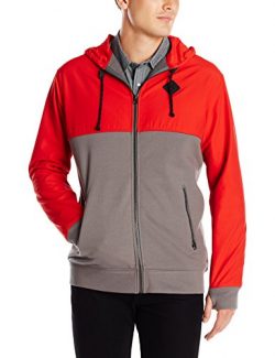 Burton Men’s Ravine Hooded Fleece Hoodie, Small, Burner/Dark Ash