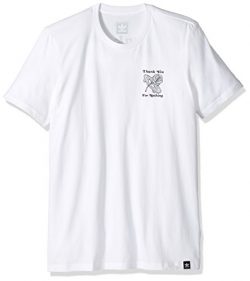 adidas Originals Men’s Tops | Skateboarding Graphic Tee, White/Black/Thanks For Nothing, M ...