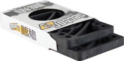 Sector 9 Mini Risers (Single Set), Black, 1/4-Inch