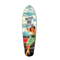 Punked Route 66 Series RTE 66 Longboard Complete Skateboard – available in All shapes (Dec ...