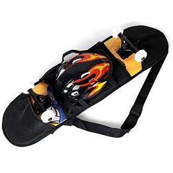 Skateboard Carrying Bag Backpack Straps Rucksack with Mesh 8121cm