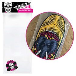 4 MIL Poly Skateboard Deck Collectors Bags – Old School Storage Bag 12×36