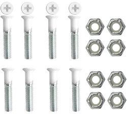 DIMEBAG Skateboard Hardware 1 Set WHITE 1″