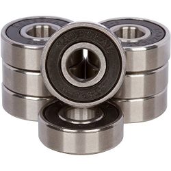 Radeckal Black ABEC 9 Skateboard Bearings, Skateboards, Longboards, Cruisers, Inline Skates, Rol ...