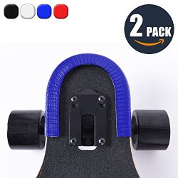 Longboard Deck Protector,Durable Shock Absorbing Rubber Cover with Excellent Grip Guards for Ska ...