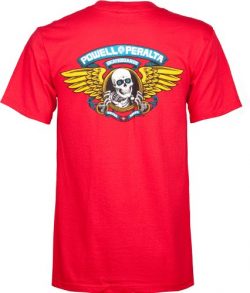 Powell-Peralta Winged Ripper T-Shirt, Red, X-Large