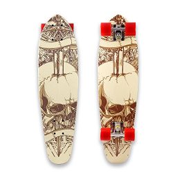 WeSkate Skateboard Complete Cruiser 27″ x 8” Full Size Canadian Maple Wood Long Skat ...