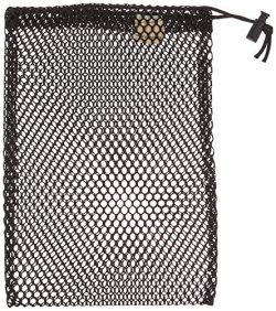 Equinox Nylon Mesh Stuff Sack (7 x 10-Inch, Black)