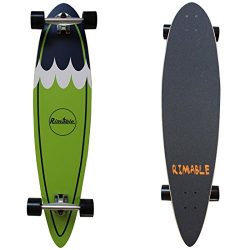 Rimable Pintail Longboard 41 Inch Green Surf
