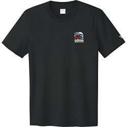 adidas Originals Men’s Skateboarding Yaia Shackles Tee, Black/White/Green/Red, M