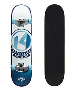 Krypontics Pop Series 31″ Skateboard, Sky Blue-Rays