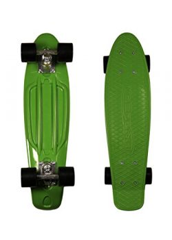 MoBoard Graphic Complete Skateboard | Pro / Beginner | Metal Bearings | 22 Inch Vintage Style wi ...