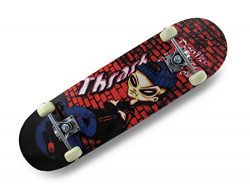 Wood Standard Skateboards Thrash Alien 7-Ply Canadian Maple Grip Top Skateboard 31 In. 31 X 3 X  ...