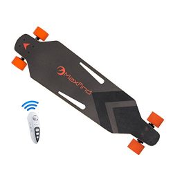 maxfind Electric Skateboard, World’s Most Portable 1000W Dual Motors Electric Longboard (3 ...