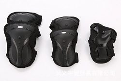 JZH Adult Children Protective Gear Set, Knee Pads Elbow Pads Wrist Guards 3 In 1 Safety Protecti ...