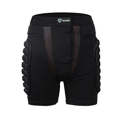 SULAITE 3D EVA SNOW PADDED SHORTS HIP BUTT GEAR PROTECTIVE SHORTS FOR Snow Skiing, Hockey, Skate ...