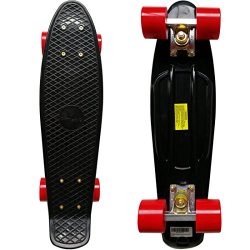 Rimable Complete 22″ Skateboard BlackRed