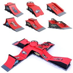 Arich 1 set Skate Park Kit Ramp Parts for Tech Deck Fingerboard Mini Finger Skateboard Fingerboa ...