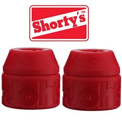 Shorty’s Red Doh-Doh Bushings 95a Medium Hard (2 sets) For Skateboards & Longboards