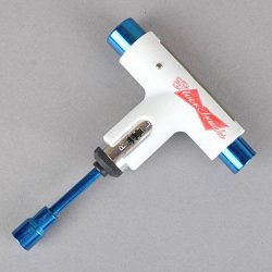 Silver Premium All-In-One Multi Function Ratchet Skate Tool (Lager White)