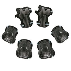 BARHAR Kid’s Knee Pads Elbow Pads Wrist Guards for Skateboarding Cycling Inline Skating Ro ...