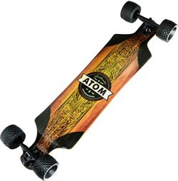 Atom Longboards Atom All-Terrain Longboard – 39″ , Woody