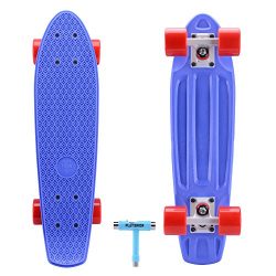 Playshion 22 Inch Beginners Skateboard With Tool For kids age 3-12