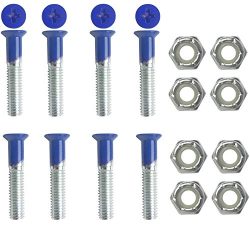 DIMEBAG Skateboard Hardware 1 Set BLUE 1″