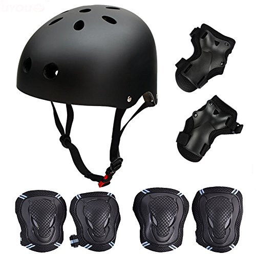 Skateboard / Skate Protection Set with Helmet–SymbolLife Helmet with 6pcs Elbow Knee Wrist ...