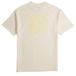 Chocolate Tonal Square Standard T-Shirt – Cream – LG