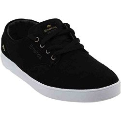 Emerica Men’s The Romero Laced Skateboard Shoe, Black/White, 8 M US