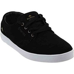 Emerica Men’s The Romero Laced Skateboard Shoe, Black/White, 12 M US