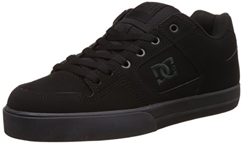 DC Men’s Pure Skate Shoe, Black/Pirate Black, 13 M US