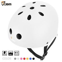 JBM Skateboard Helmet CPSC ASTM Certified Impact resistance Ventilation for Multi-sports Cycling ...