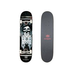 31.5 Inch Complete Standard Skateboard 7 Layer Canadian Maple Wood Double Kick Concave Skateboar ...