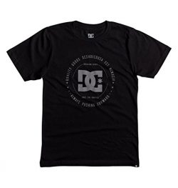 DC Apparel – Kids Big Boys Kids’ Rebuilt 2 Short Sleeve Tee Shirt, Black, 14/L