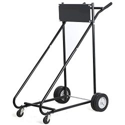 Yaheetech 315 LB Heavy Duty Pro Outboard Boat Motor Stand Engine Carrier Cart Dolly Storage (360 ...