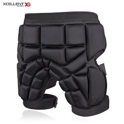 Xcellent Global 3D Protection Hip Padded Shorts Adjustable Unisex Protective Gear for Multisport ...