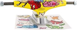 Krux Trucks Standard Cat Party Yellow / Silver Skateboard Trucks – 5.625″ Hanger 8.2 ...