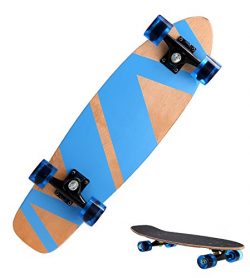 Anfan Longboard Downhill Division 27″ Cruiser Style Longboard Complete Skateboard For Kids ...