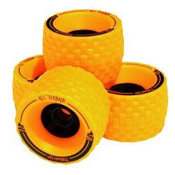 MBS All-Terrain Longboard Wheels (4), Orange