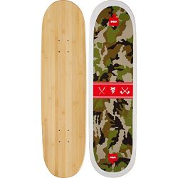 Sutsu Hard Good Camo Short Board, Natural, 7.75