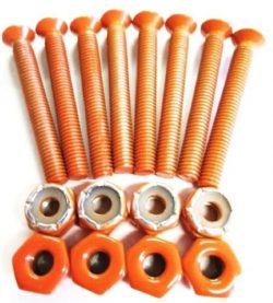 Everland 1.5″ Skateboard Hardware Screws (Orange)