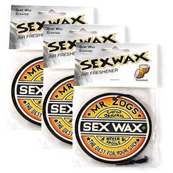 Sex Wax Car Air Freshener Coconut Scent 3-Pack, Model: , Outdoor&Repair Store