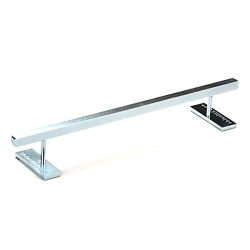 Blackriver Ramps Fingerboard Iron Rail Square Low- Silver