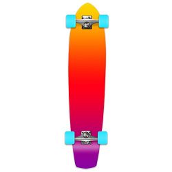 Yocaher SlimKick tail vintage Pro complete 36″ longboard Cruiser freeride skateboard and d ...