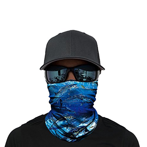OUYZY Neck Gaiter, Headwear, Face Sun Mask, Magic Scarf, Bandana, Balaclava, Headband for Cyclin ...